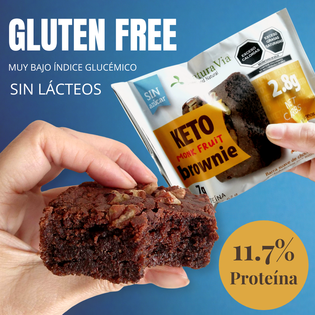 Paquete 5 Brownies Keto 62g c/u