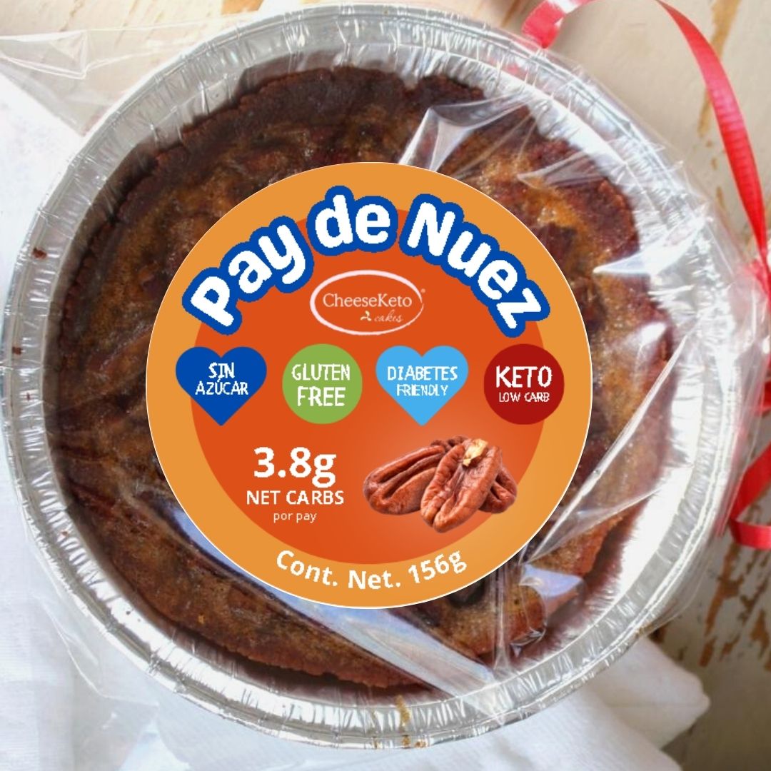 Pay de Nuez Keto (disonible con envío express) - Pack de 2 piezas
