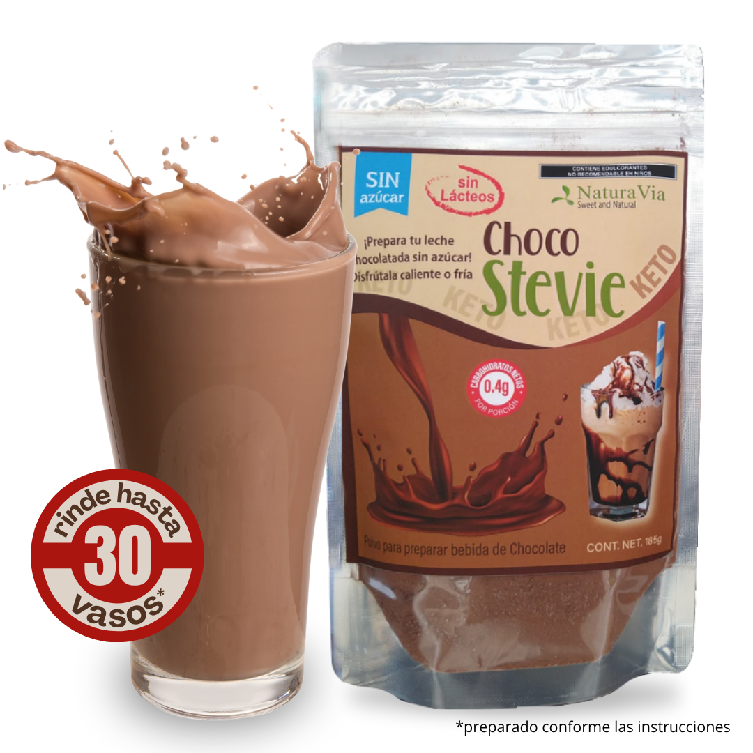 ChocoStevie - Polvo para preparar bebida de Chocolate sin azúcar