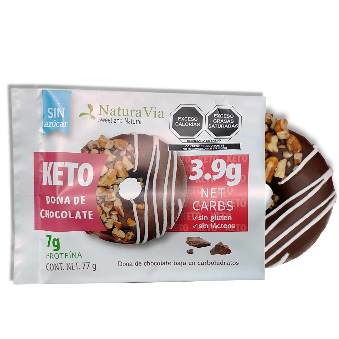 Donas Keto con Monk Fruit (disponibles con envío express, requieren refrigeración)