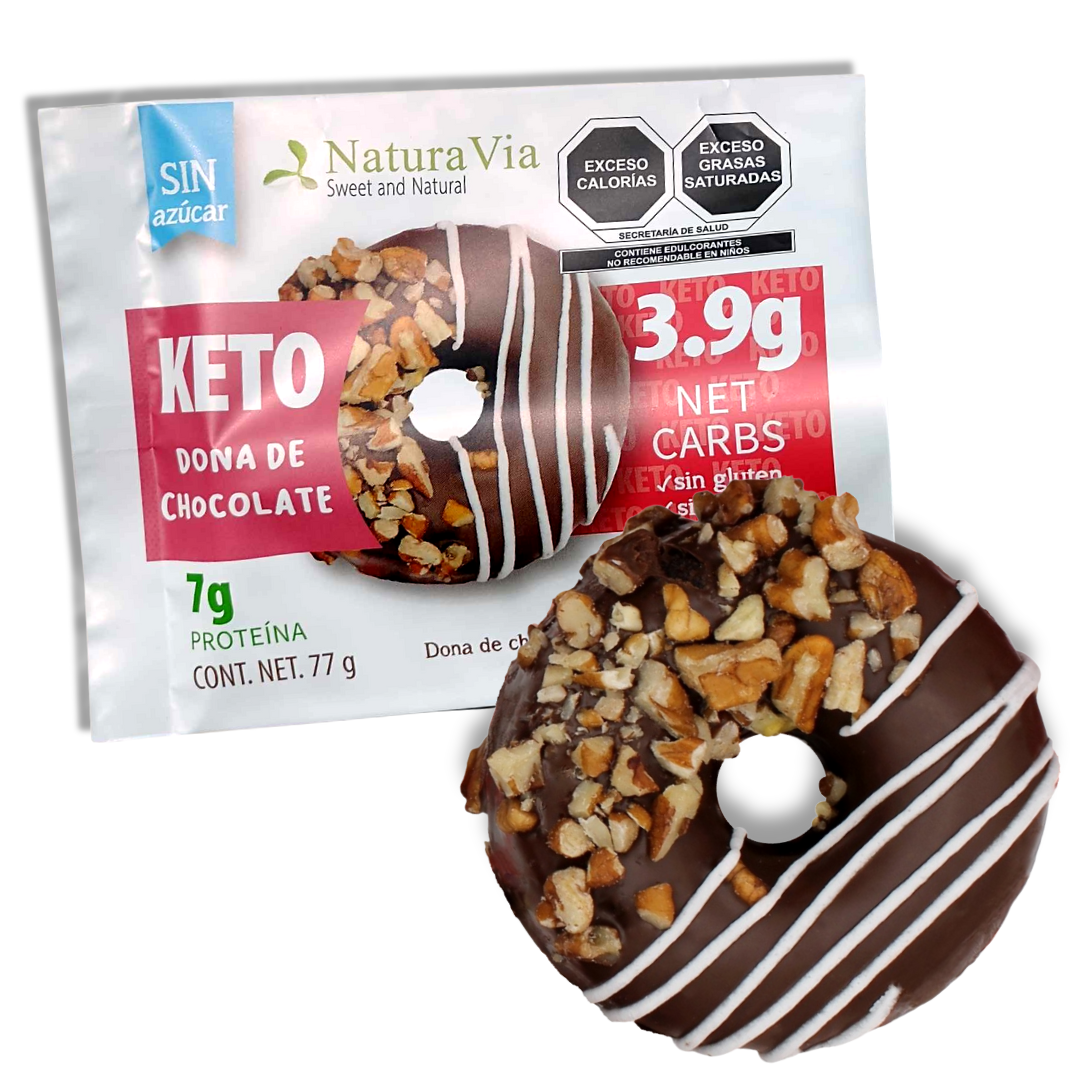 Donas Keto con Monk Fruit (disponibles con envío express, requieren refrigeración)