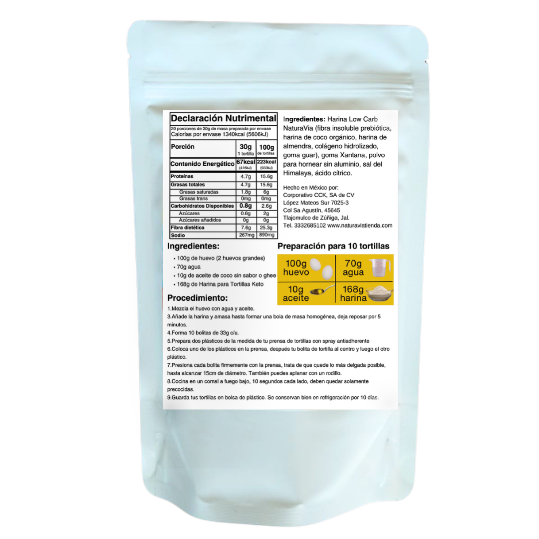 Mix Tortillas de Harina KETO