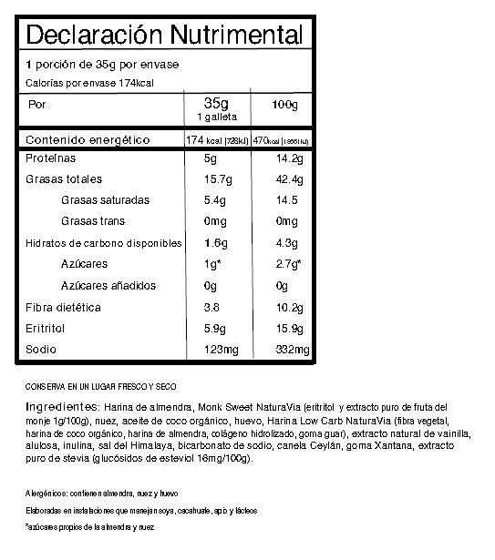 Pecan Cookie Keto Nueva Presentación