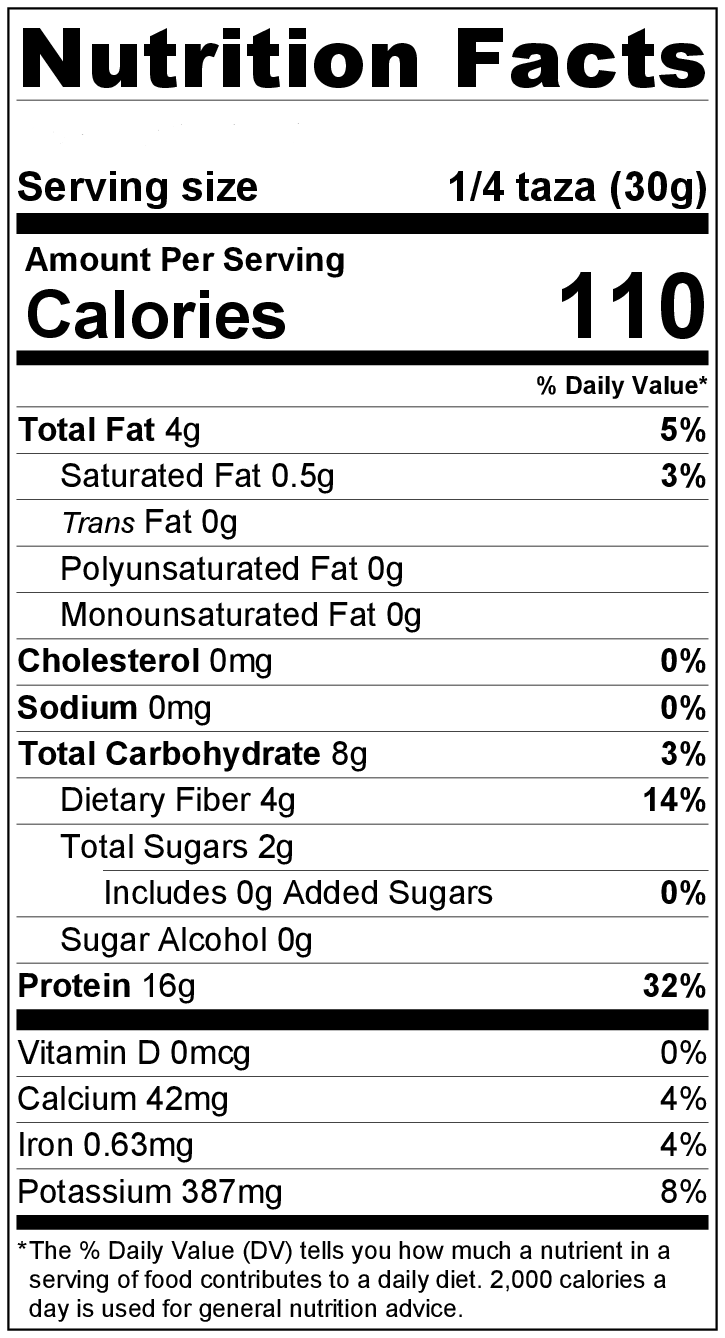 Harina de Cacahuate Parcialmente Desgrasada