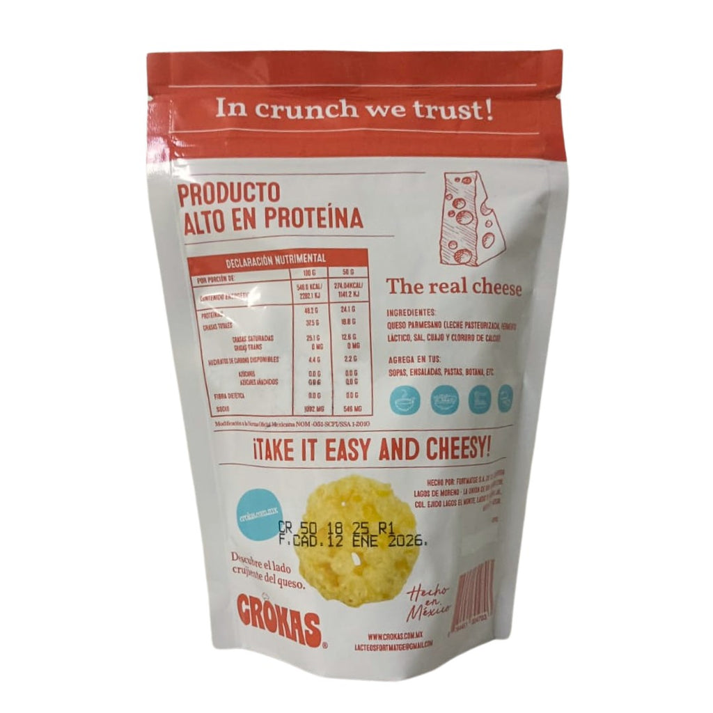 Crokas Chips de Queso Parmesano