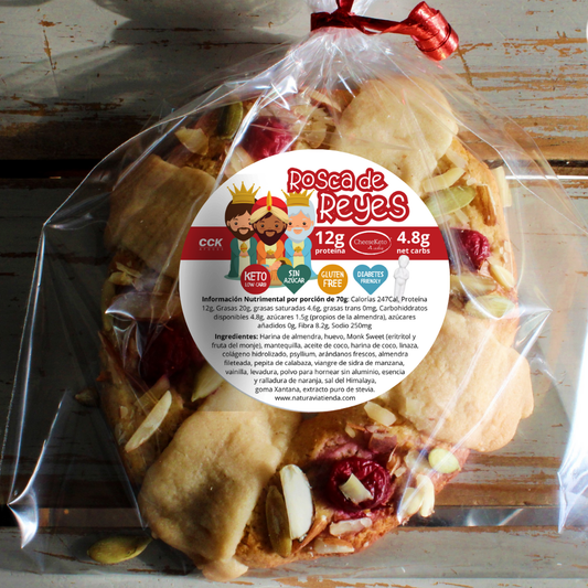 Rosca de Reyes Keto (requiere envío express) 140g