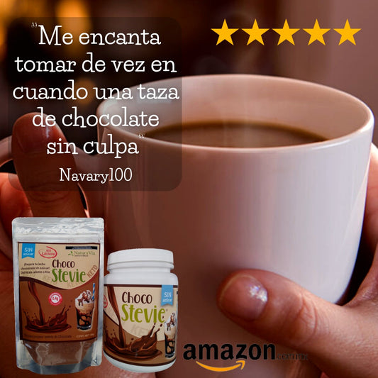 ChocoStevie - Polvo para preparar bebida de Chocolate sin azúcar