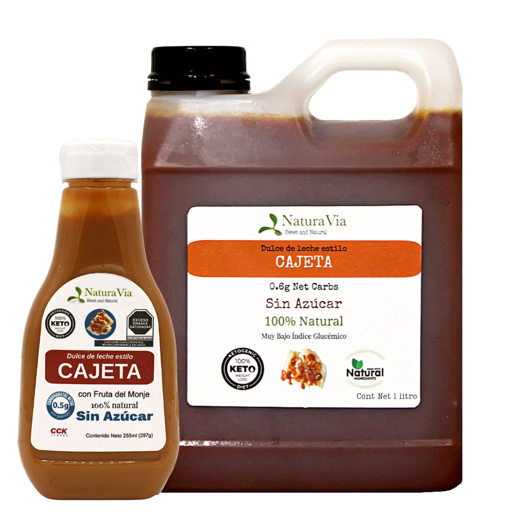 Dulce de Leche Keto estilo Cajeta -Sin azúcar