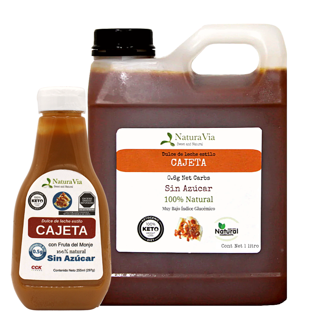 Dulce de Leche Keto estilo Cajeta -Sin azúcar
