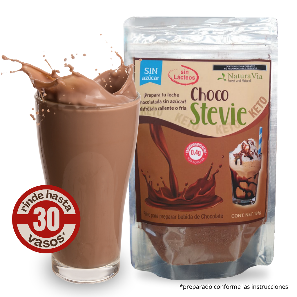 ChocoStevie - Polvo para preparar bebida de Chocolate sin azúcar