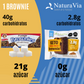 Paquete 5 Brownies Keto 62g c/u