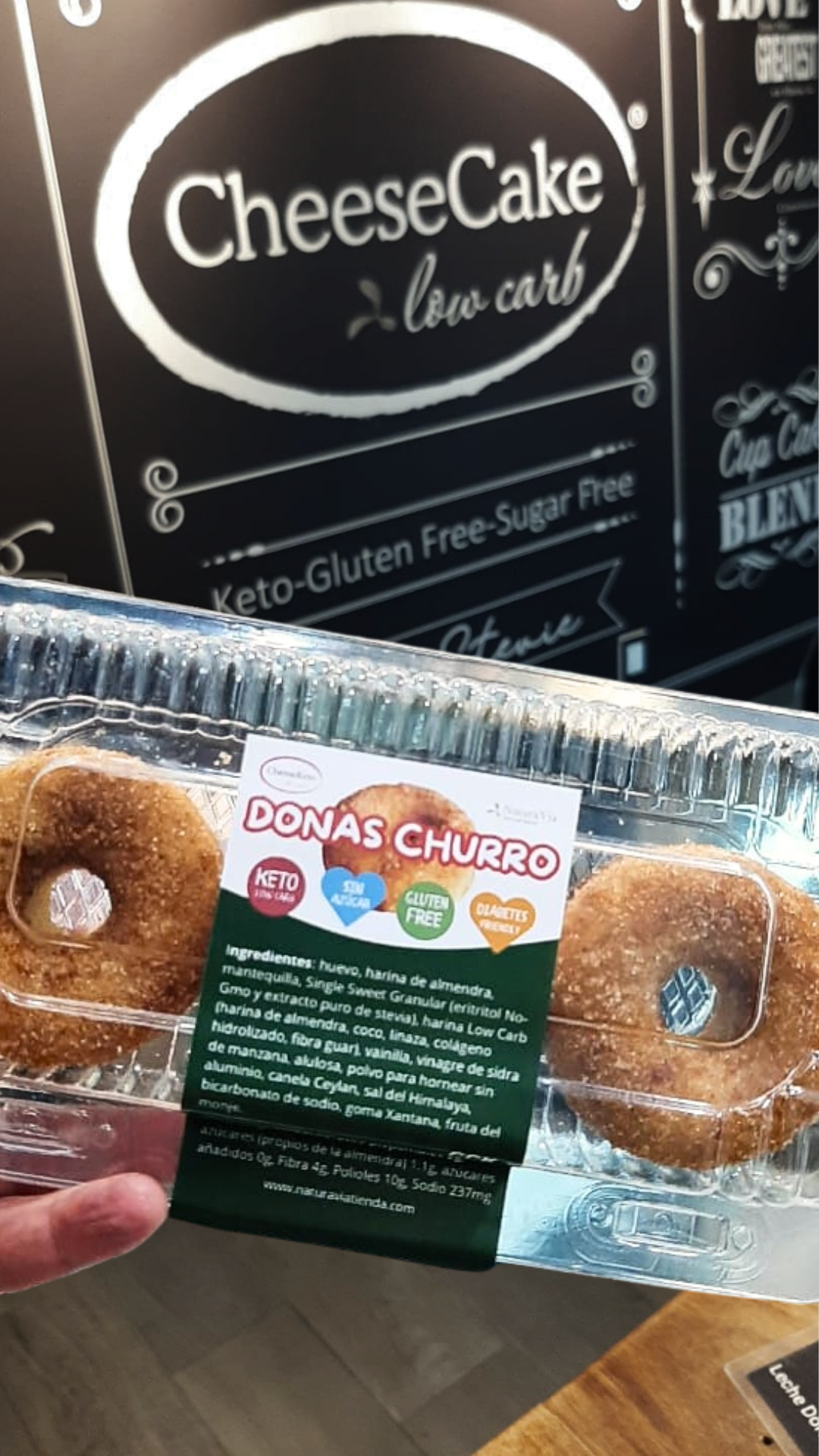 Donas Churro Keto - Paquete de 3