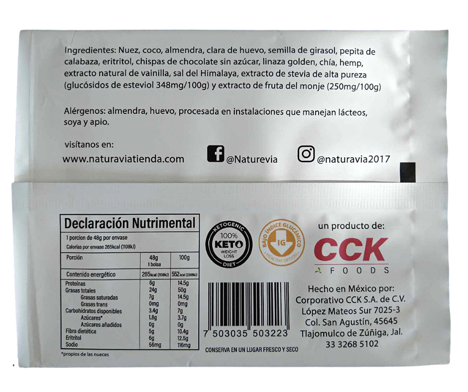 ¡Nuevo! Keto Granola Snack