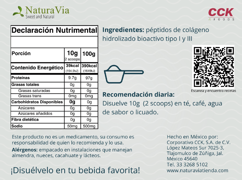 Colágeno Hidrolizado Puro - 97% Proteína, Cero Carbs