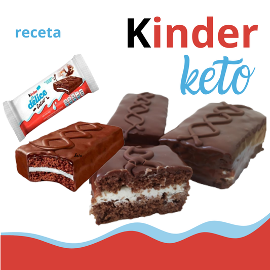 Receta Pastelito tipo Kinder Delice Keto en PDF