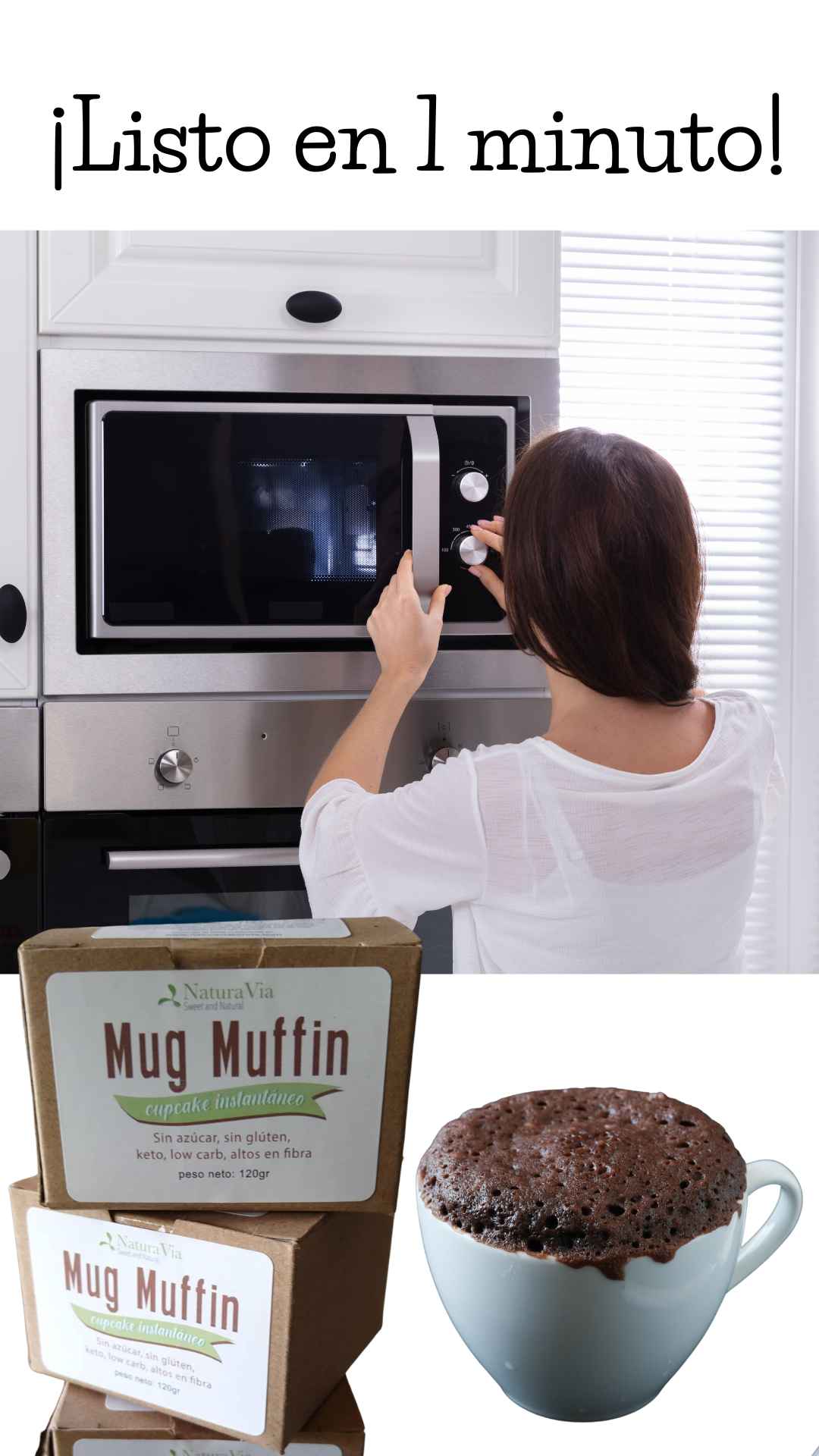 Mug Muffin Keto - 4 Instant Cupcakes