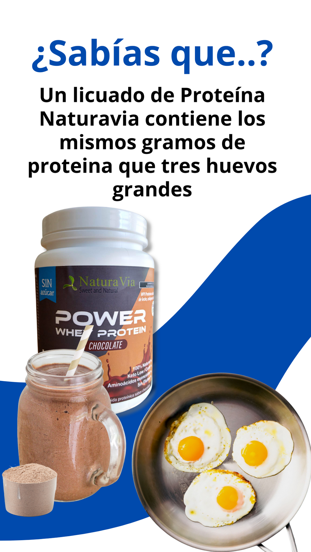 Proteína en Polvo de Chocolate- Keto, Sugar-Free