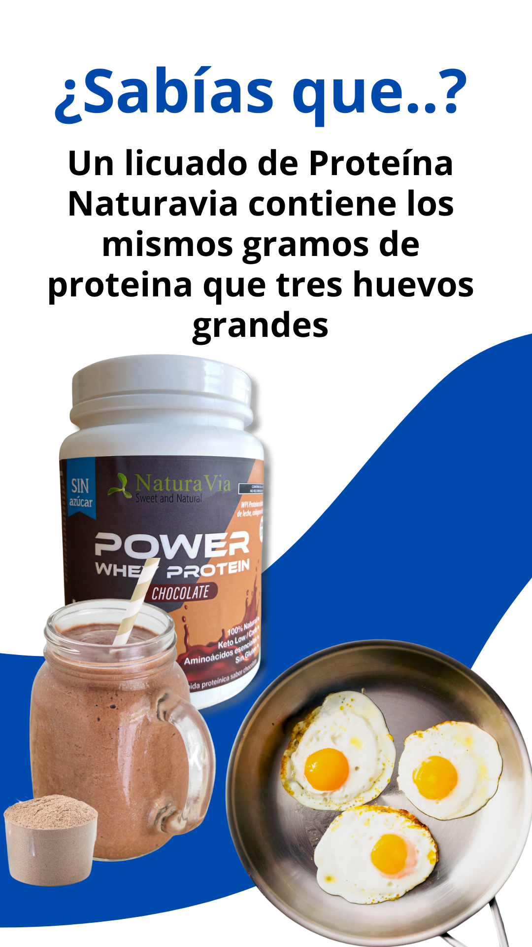 Proteína en Polvo de Chocolate- Keto, Sugar-Free