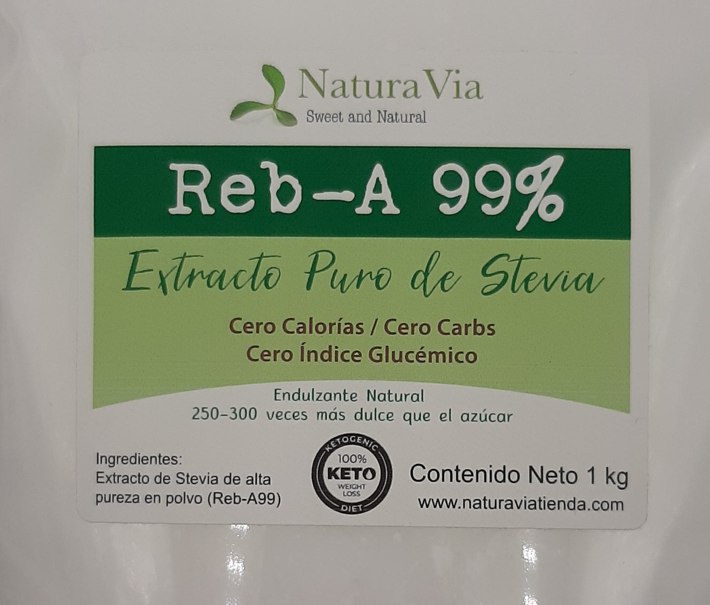 Extracto Puro de Stevia REB A99
