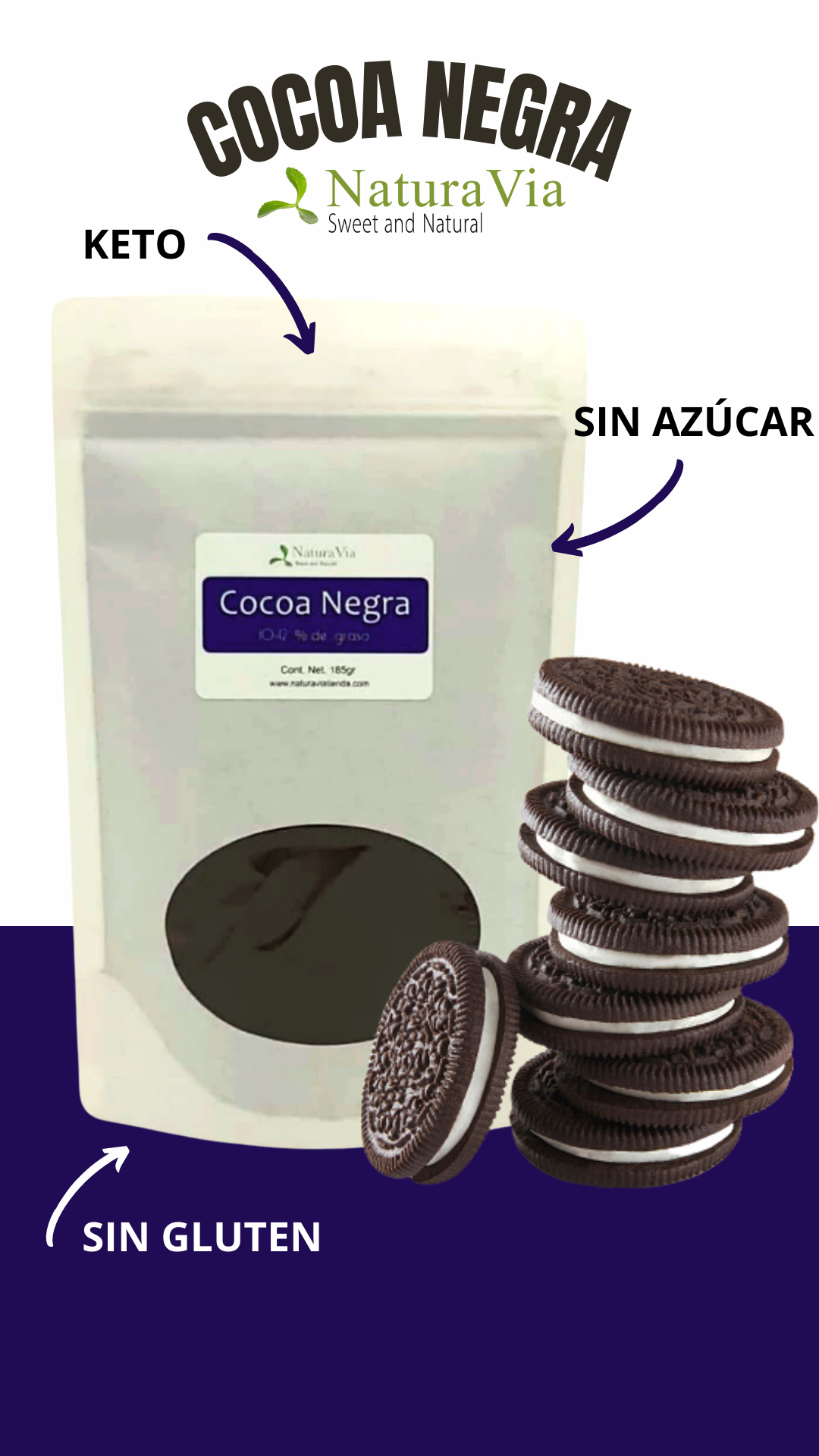 Cocoa Negra en Polvo