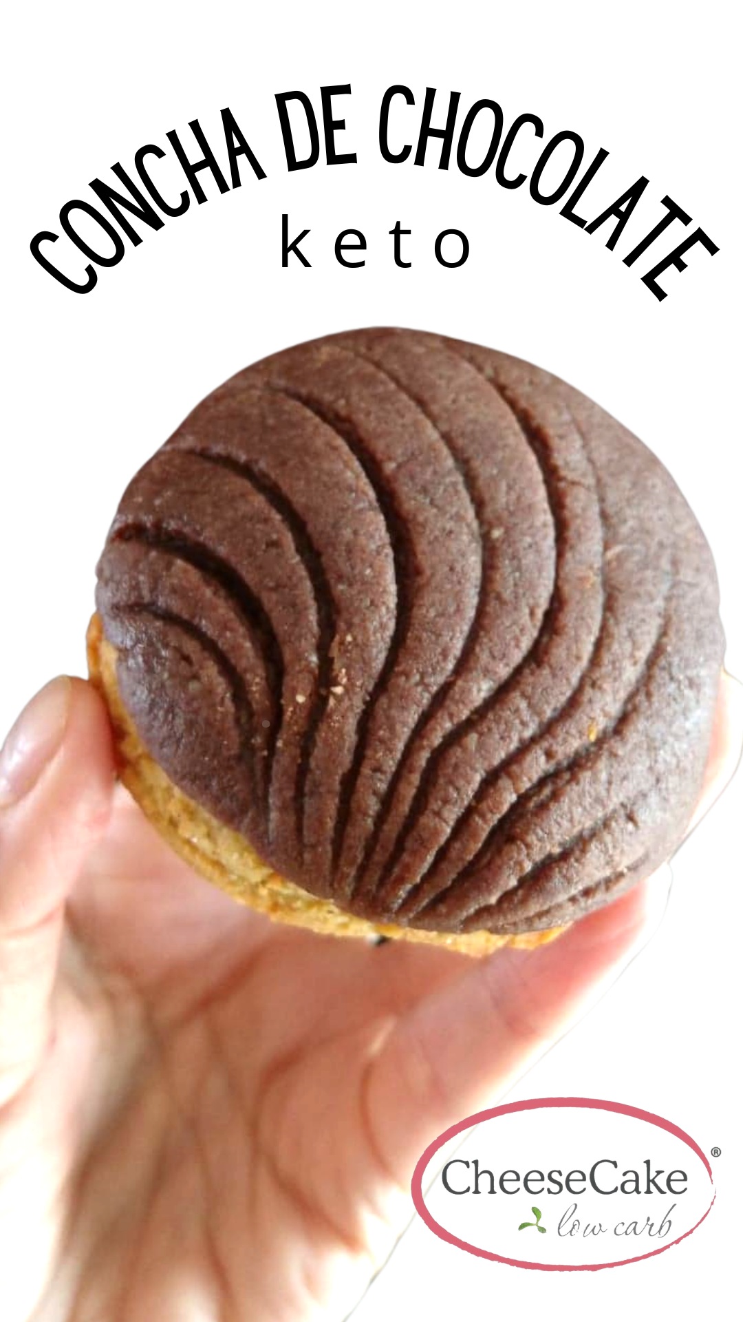 Concha Keto Chocolate 70g (requiere envío express)