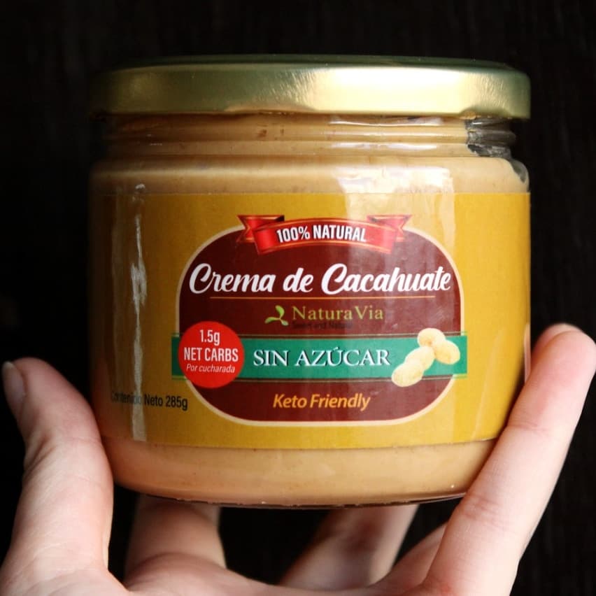 Crema de Cacahuate NaturaVia - SIN AZÚCAR