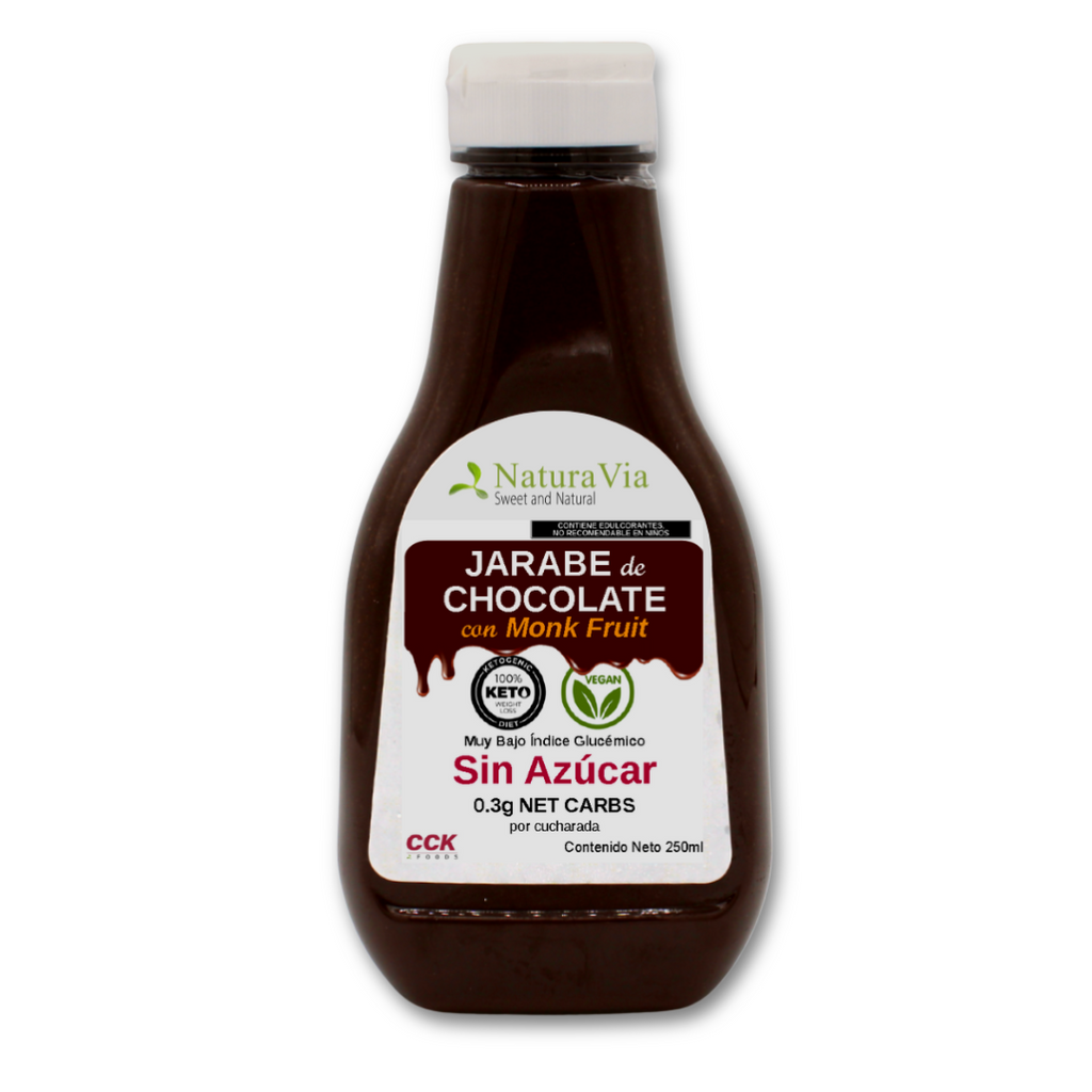 Jarabe de Chocolate Keto - Sin azúcar
