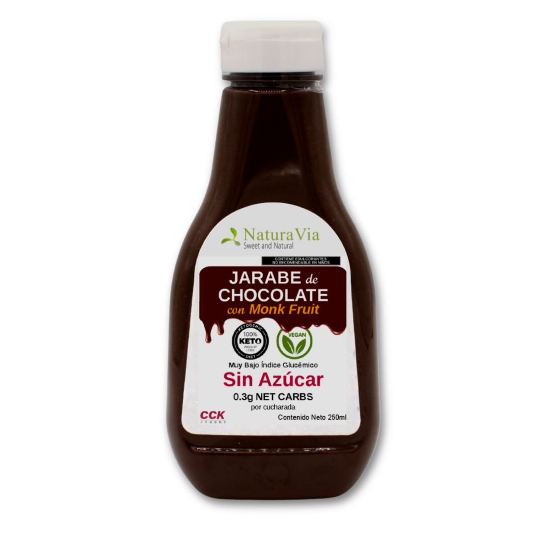 Jarabe de Chocolate Keto - Sin azúcar