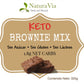 Keto Brownie Mix with Monk Fruit - Flour to prepare brownies