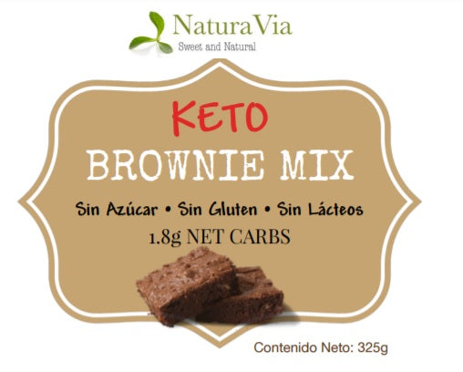 Keto Brownie Mix con Monk Fruit - Harina para preparar brownies