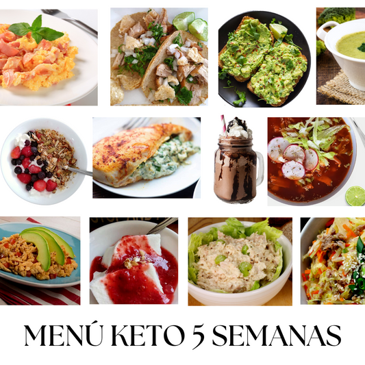 5 Weeks of Keto Menu - PDF