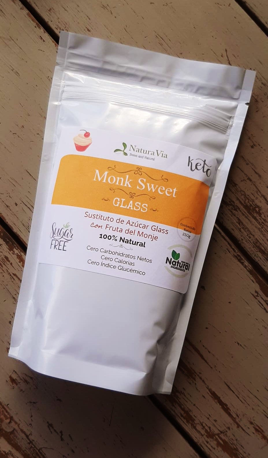 Monk Sweet GLASS - Calorie-free icing sugar substitute