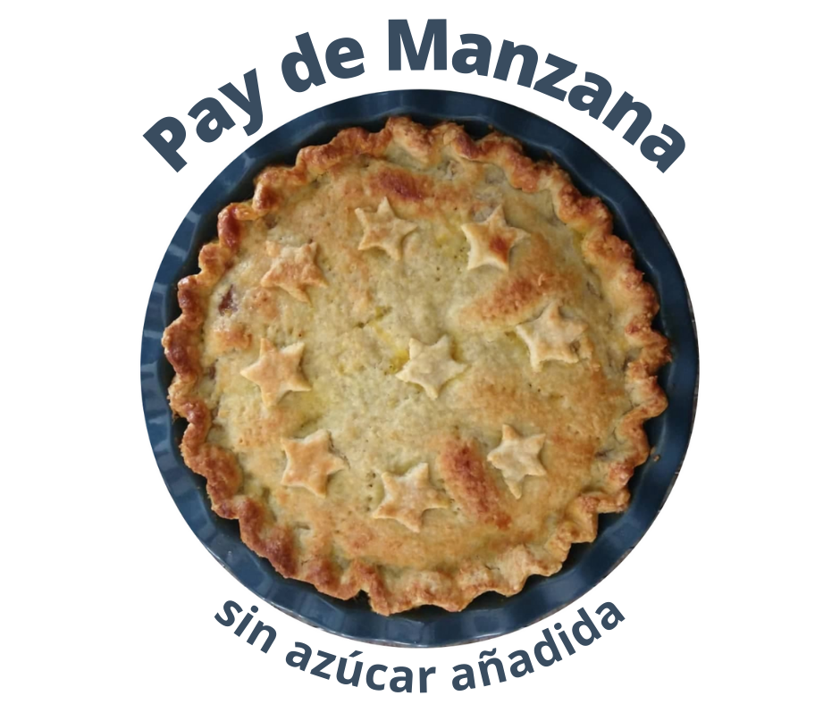 Receta Pay de Manzana Sin Azúcar añadida