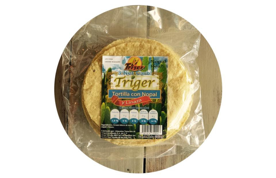 Tortillas Low Carb Triger de Nopal y Linaza