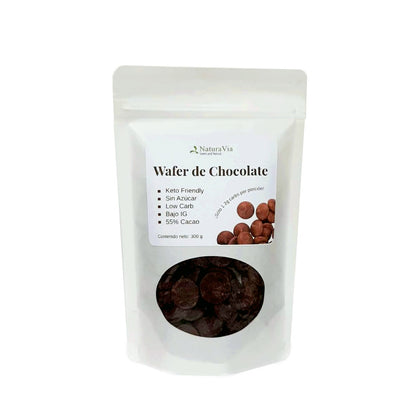 Wafer de Chocolate  - sin azúcar, para cobertura