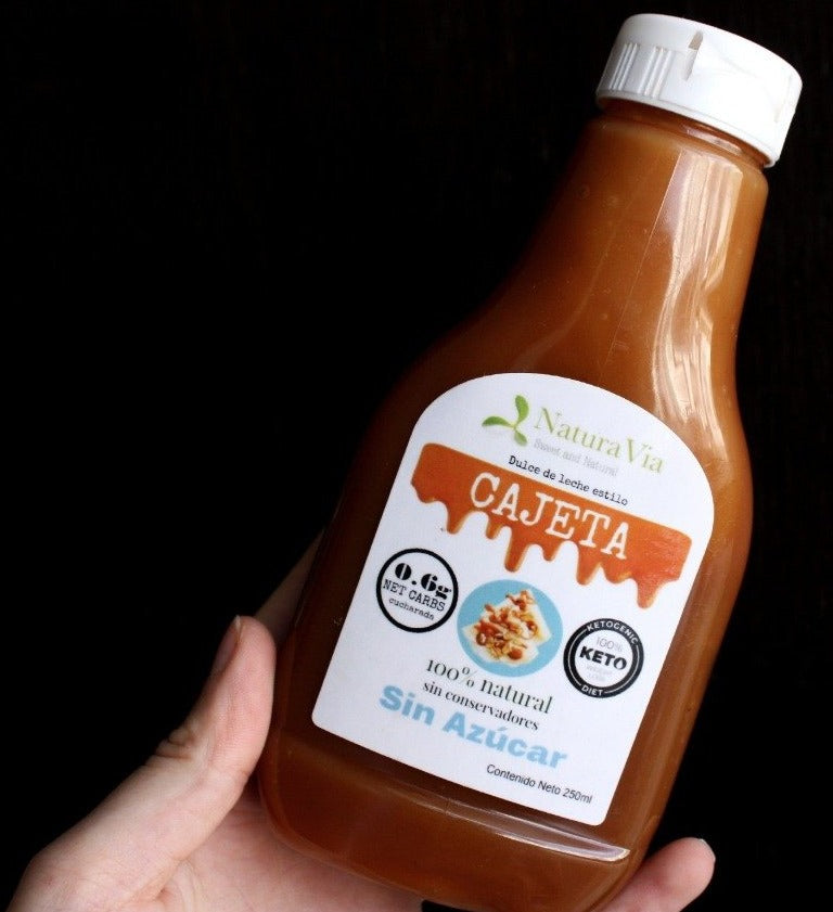 Dulce de Leche Keto estilo Cajeta -Sin azúcar