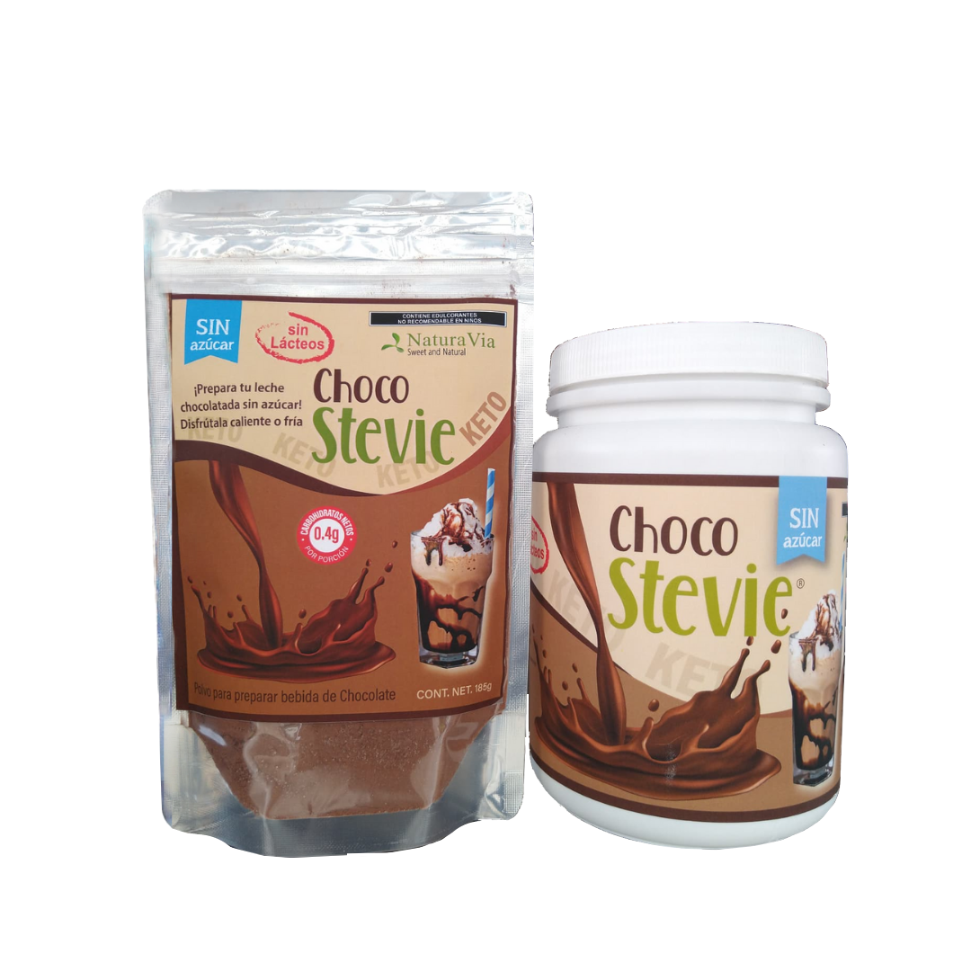 ChocoStevie - Polvo para preparar bebida de Chocolate sin azúcar