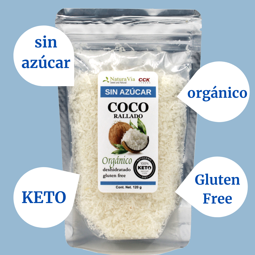 Coco Rallado Sin Azúcar Orgánico Keto