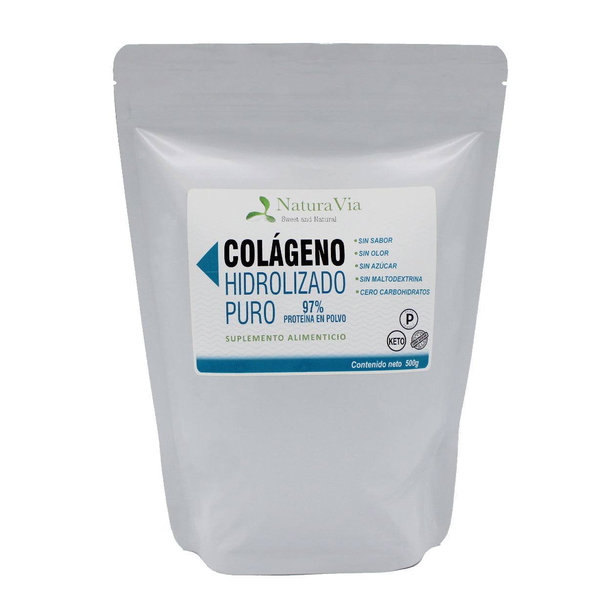 Colágeno Hidrolizado Puro - 97% Proteína, Cero Carbs
