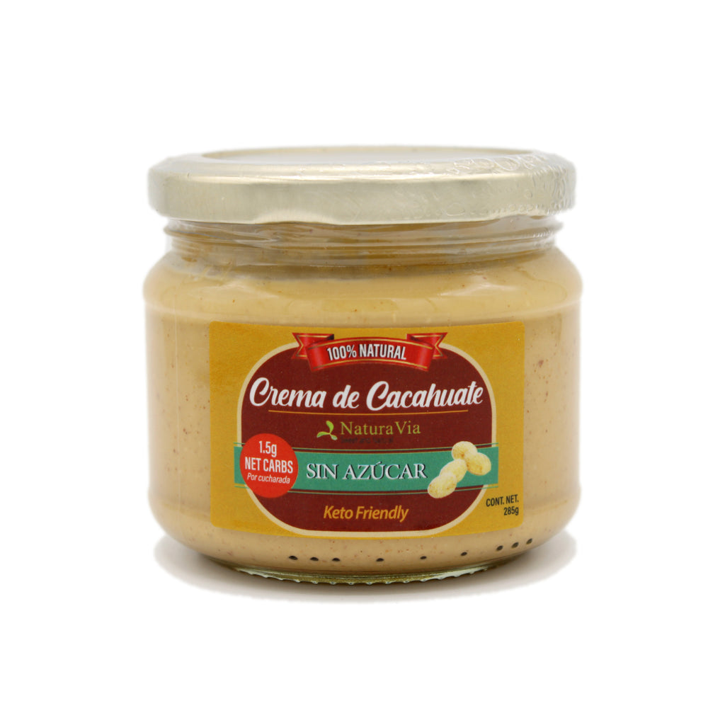 Crema de Cacahuate NaturaVia - SIN AZÚCAR