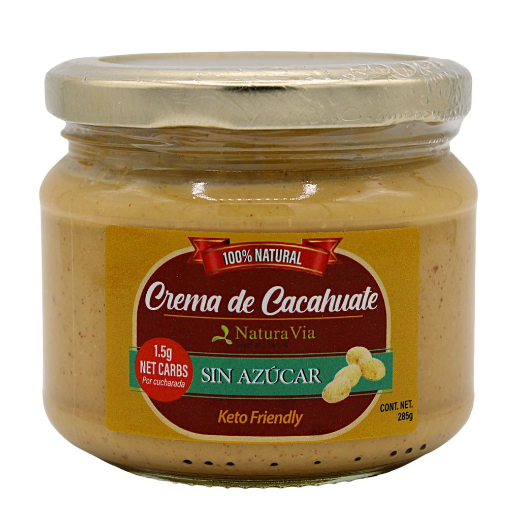 Crema de Cacahuate NaturaVia - SIN AZÚCAR