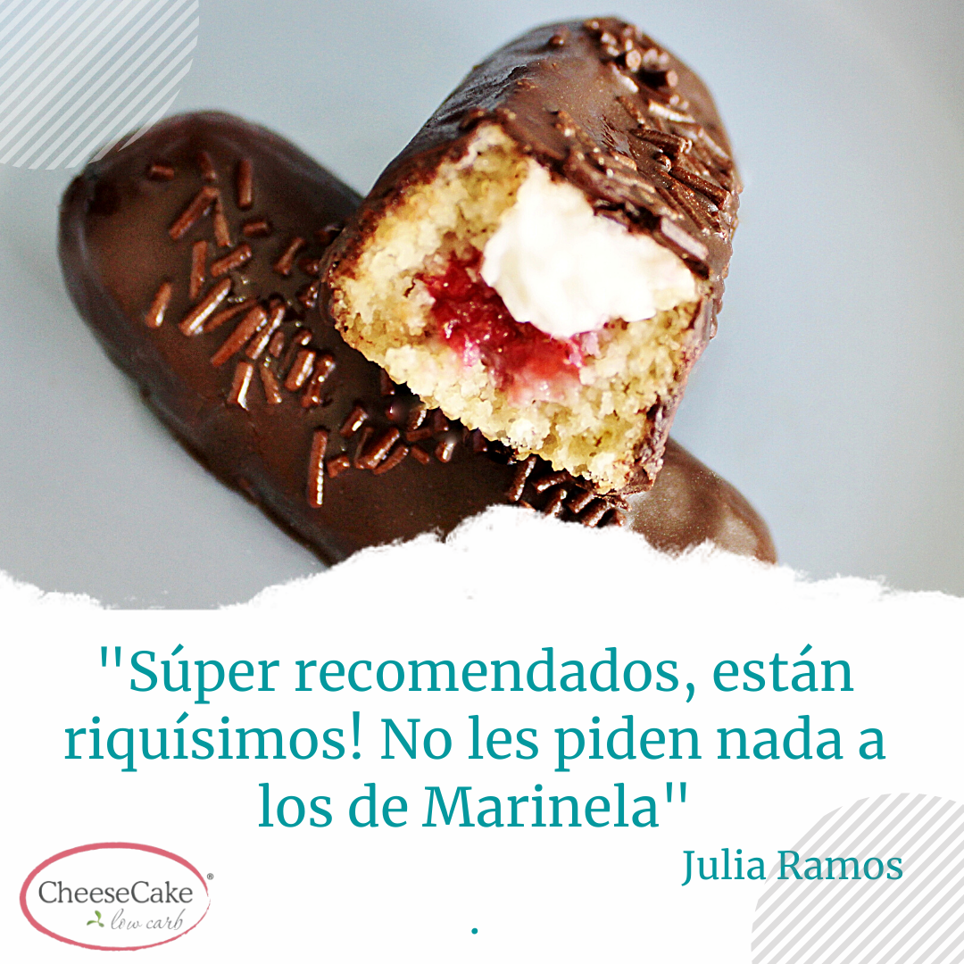 Pastelito tipo "Gansito" Keto (NO DISPONIBLE ENVIOS FUERA DE GUADALAJARA)