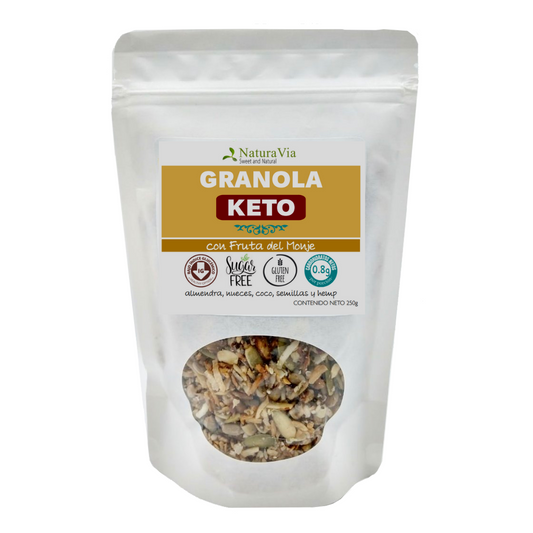 Keto Nut Granola with Monk Fruit