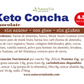 Concha Keto Chocolate 70g (requiere envío express)