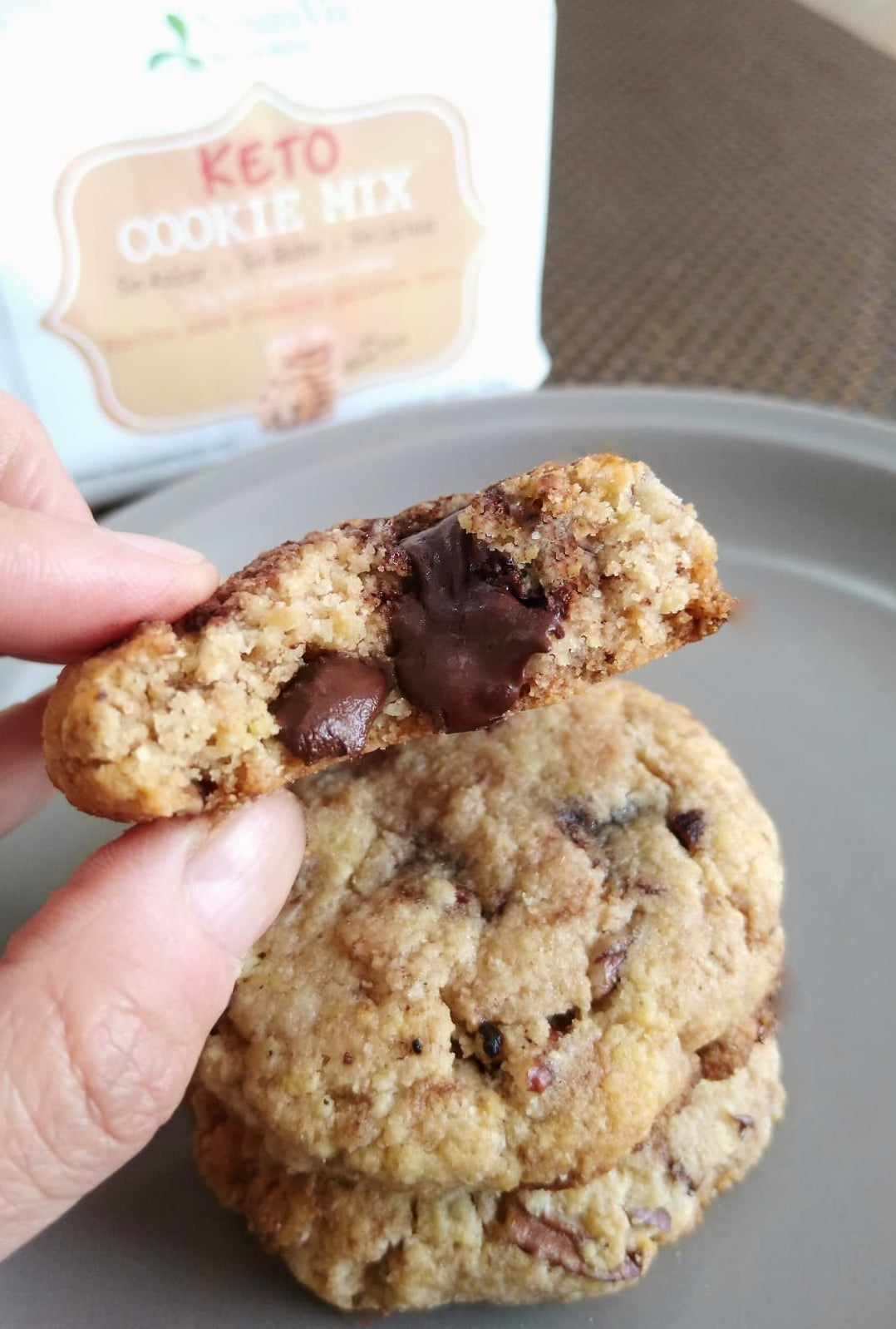 Keto Cookie Mix - Harina para preparar galletas con chispas keto
