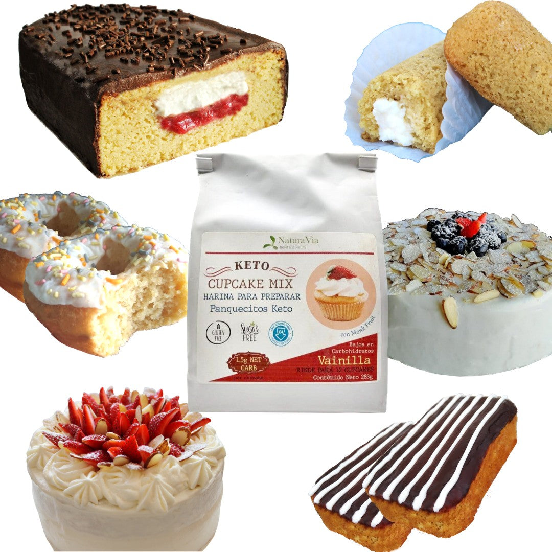 Harina Keto para Pasteles + Recetario Gratis