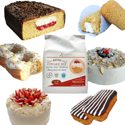 Harina Keto para Pasteles + Recetario Gratis