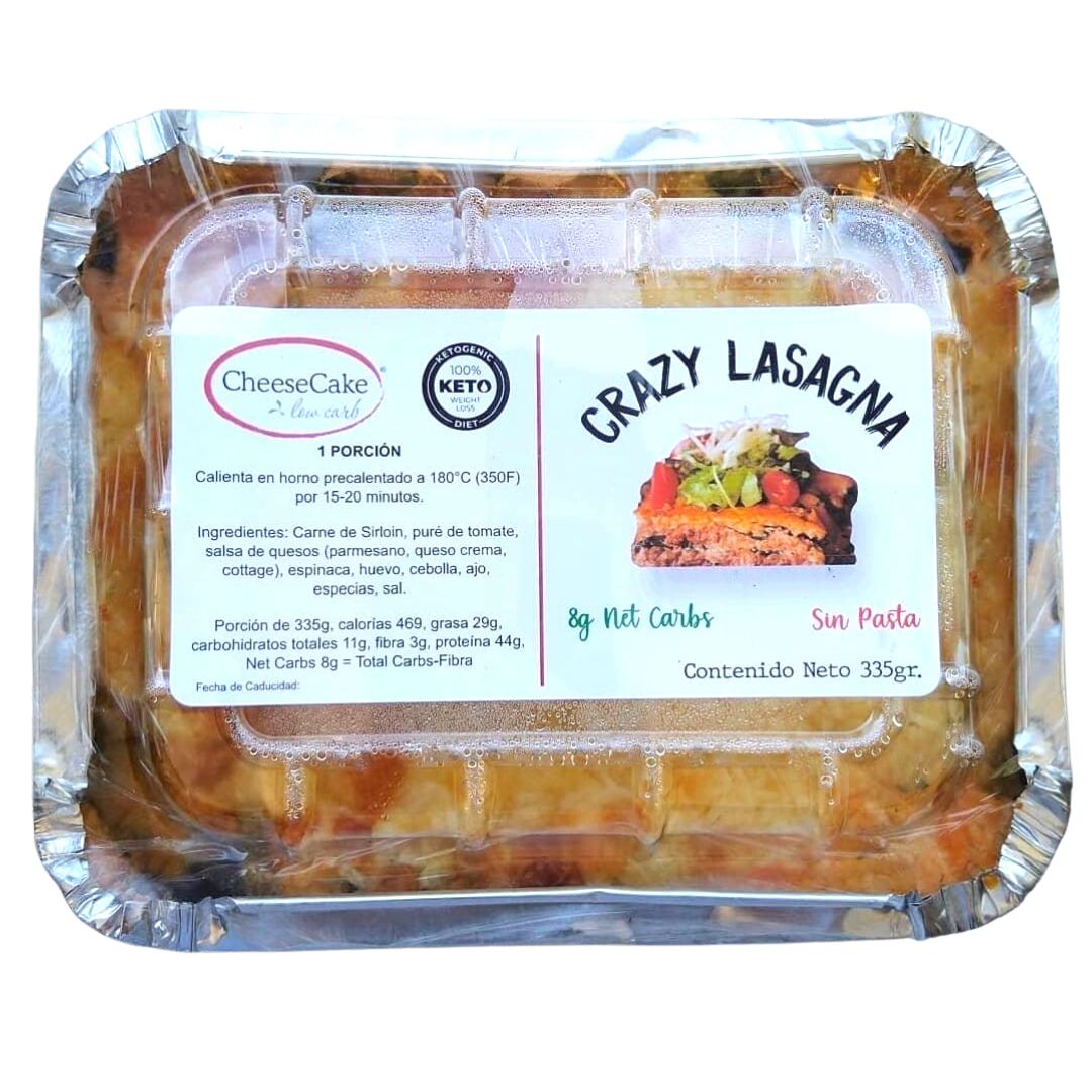 Crazy Lasagna (solo envíos Zona Metropolitana de Guadalajara o express a ciertos CP)