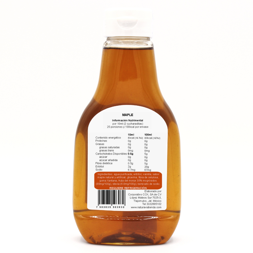 Maple Honey Flavored Monk Fruit Syrup - Keto, Sugar Free