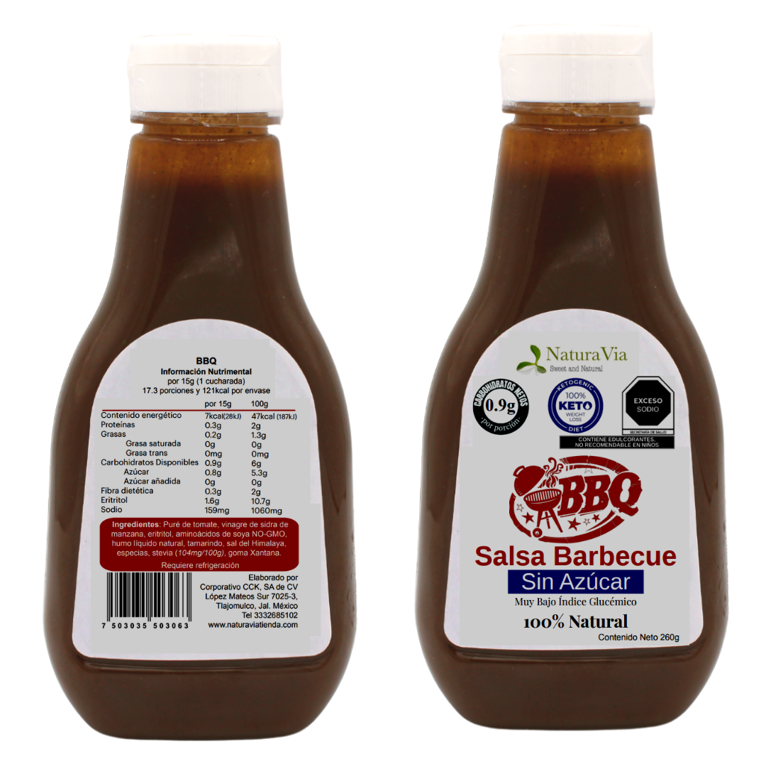 Salsa BBQ Keto - Sin azúcar 250ml